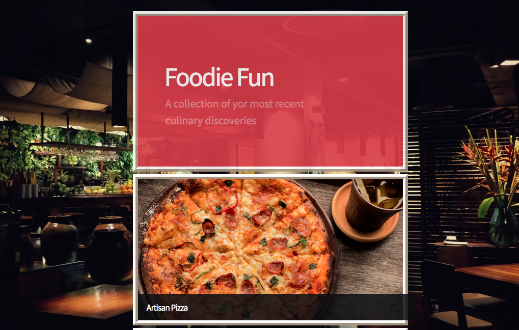 Foodie Fun